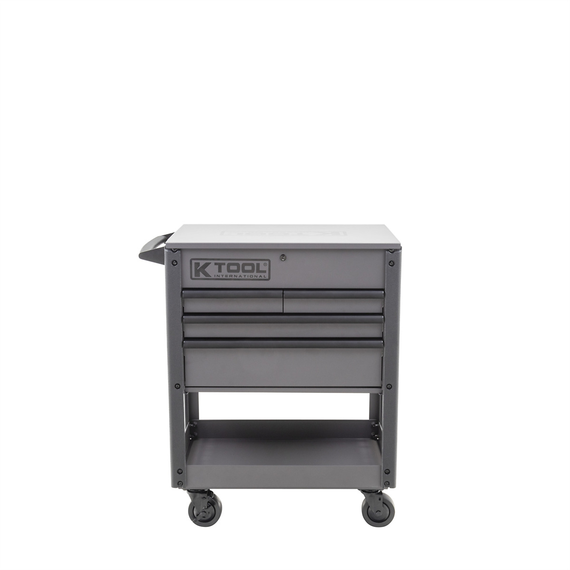K Tool International Service Cart — 35in., 4 Drawers, 500-Lb. Capacity, Matte Grey, Model# KTI75150
